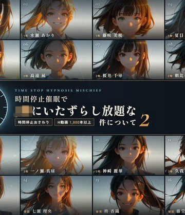 【あはーん！】【スマホ対応】時間停止催●でJKにいたずらし放題な件について2【早期購入＆レビュー特典あり】｜d_837399